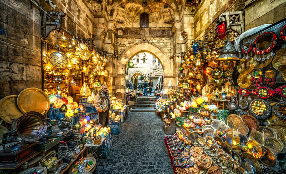 行程-埃及 尼羅河、薩哈拉綠洲、黑白沙漠15天-哈利利市集Khan el-khalili