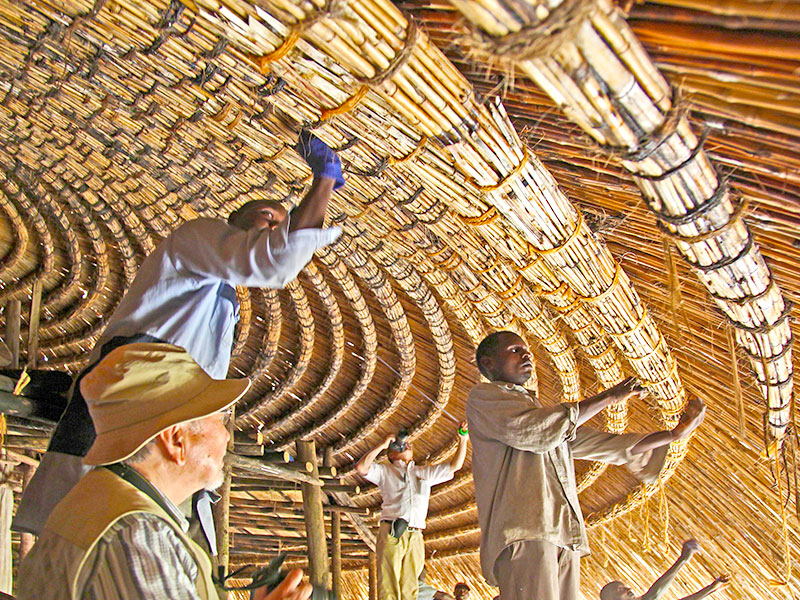 景點-烏干達-重建中的卡蘇比王陵